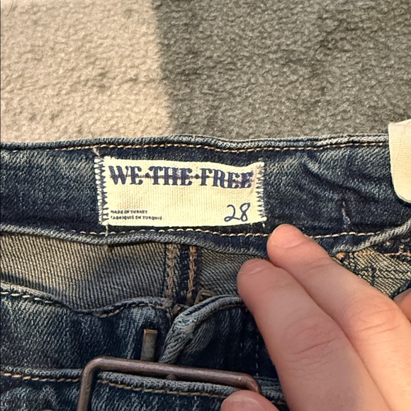 We The Free Dream State Belted Denim Pants - Picture 5 of 6
